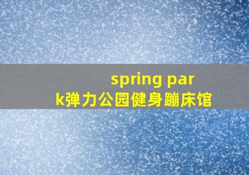 spring park弹力公园健身蹦床馆